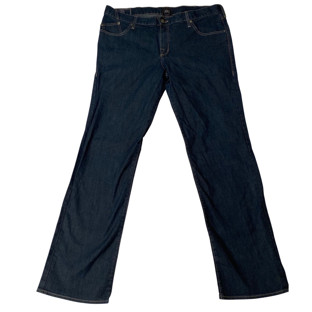 Rock & Republic Colburg Mens Jeans 40x34 Dark Wash Straight Leg Denim R510319